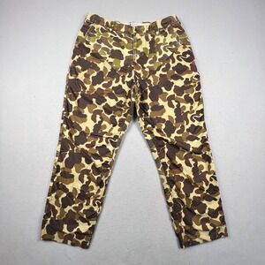 VTG Gamehide Hunting Pants Mens 40 Duck Camo Nylon Faced Upland Field Trousers